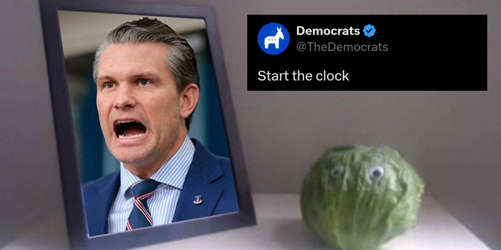 Democrats launch meme war against Pete Hegseth over SignalGate 2.0