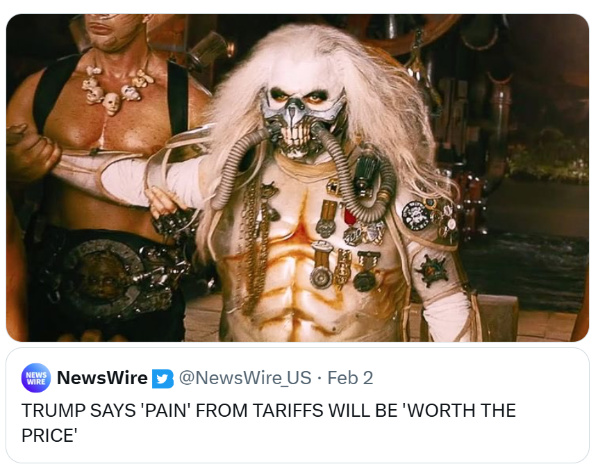 Tariffs meme.