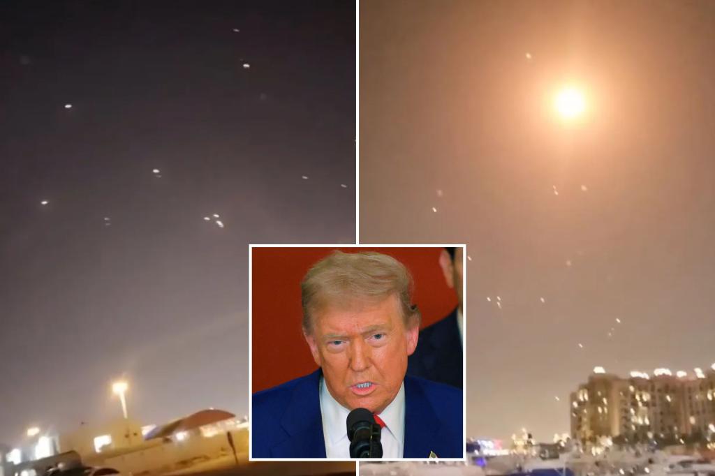 Trump confirms ‘early notice’ of ‘very weak response’ by Iran on US base in Qatar