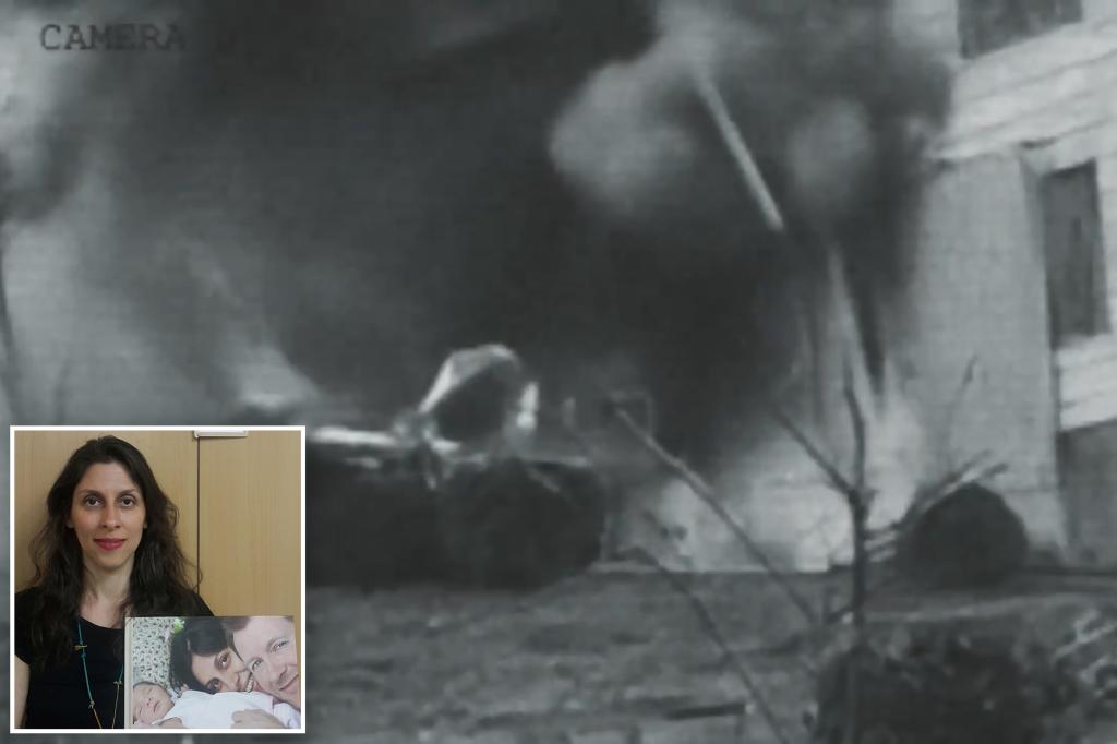 Dramatic footage shows Israel striking Iran’s most notorious prison, blowing doors off hinges