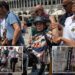 Anti-Jeff Bezos protesters unfurl huge ‘1% ruins the world’ banner as A-listers arrive for his ‘wedding of the century’