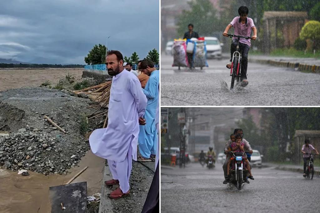 Flash floods in Pakistan kill 8 after deluge sweeps away dozens