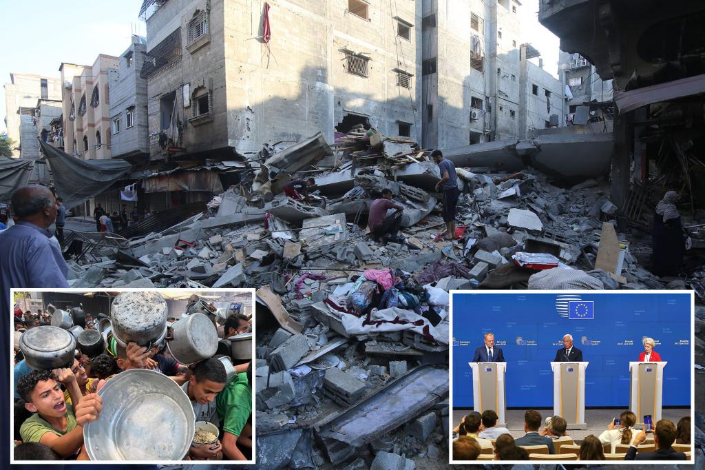 EU leaders call for immediate cease-fire in Gaza