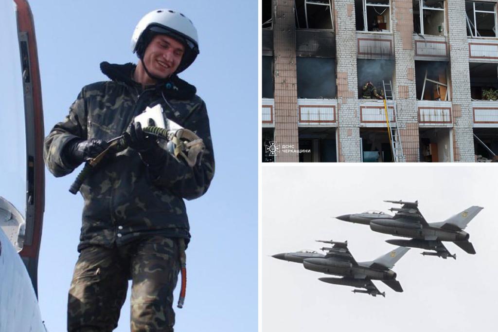 Ukrainian F-16 pilot killed defending against biggest Russian barrage yet: ‘He died like a hero’