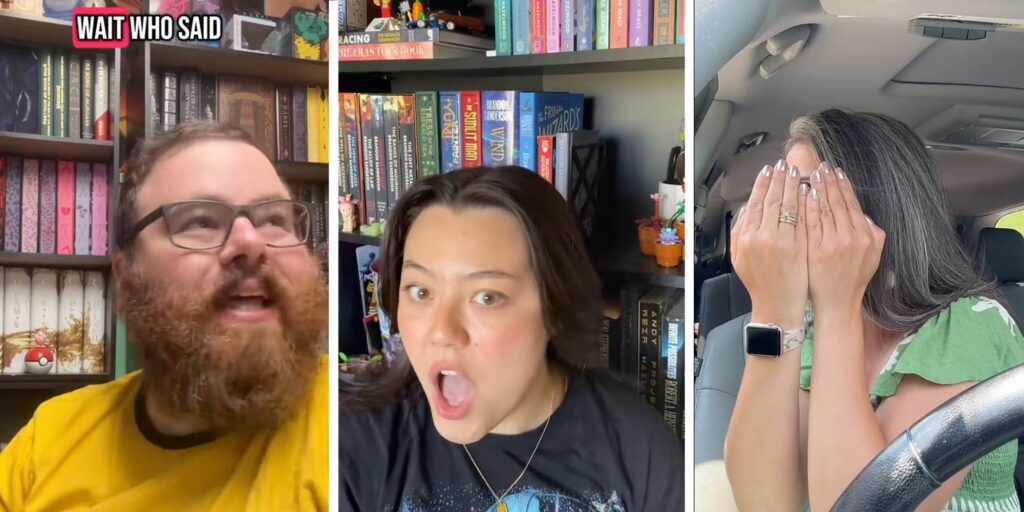 Book lovers are whispering their hottest book takes in the viral "who said that?" TikTok trend