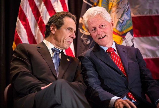 Clinton’s Endorsement of Cuomo Is Grotesque but Predictable
