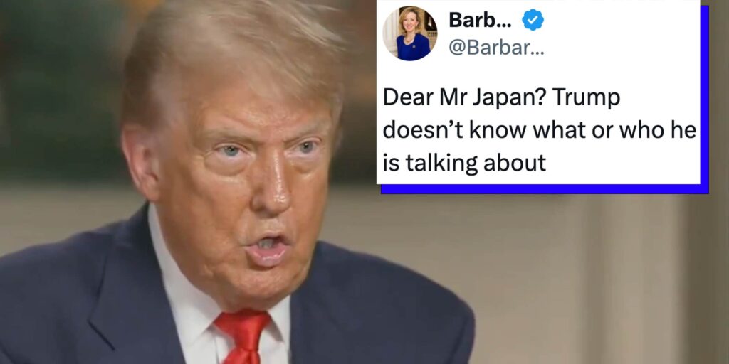 "Dear Mr. Japan": Trump forgets Japanese leader's name while threatening 25% car tariff