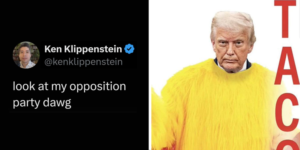 Democrats "troll" the RNC with free tacos and Trump balloon, but everyone else is trolling Dems for cringe stunts
