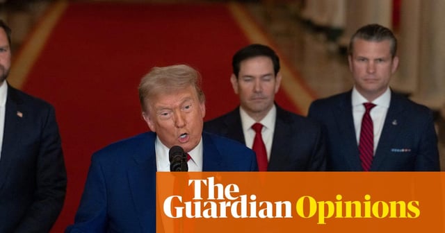 Like George W Bush, Trump has started a reckless war based on a lie