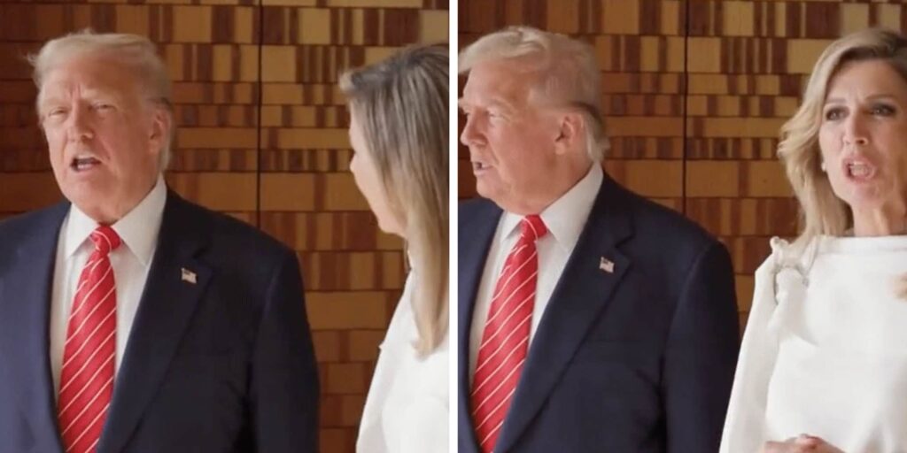 "Like an episode of The Office": Did Dutch Queen Máxima mock the way Trump speaks at the NATO summit? The internet thinks so