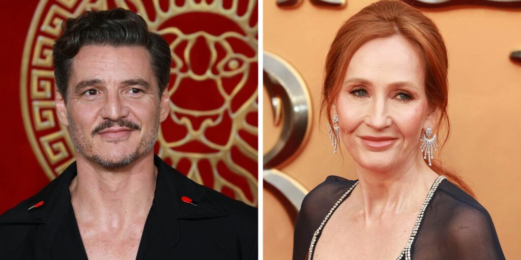 Pedro Pascal slams "bully" J.K. Rowling’s "heinous loser behavior"