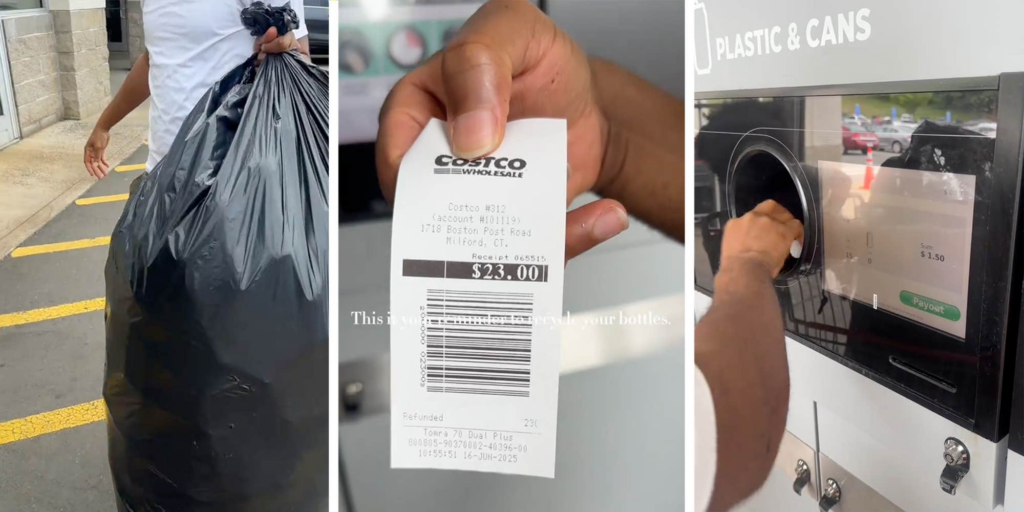 "Sam’s club needs to get one of these": Woman shows how she makes $23 at Costco in 5 minutes. All it takes is a bag of trash
