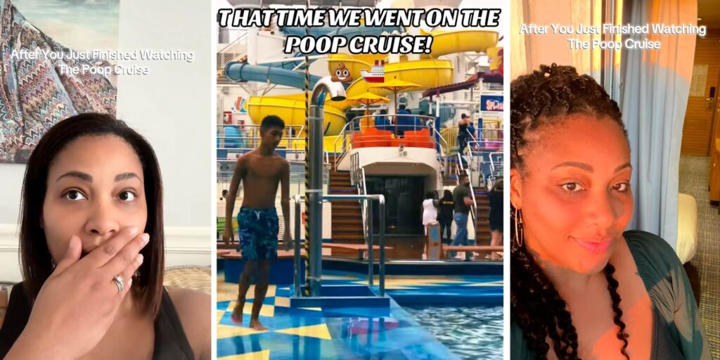 TikTokers horrified to learn they cruised on infamous Carnival "poop cruise" ship