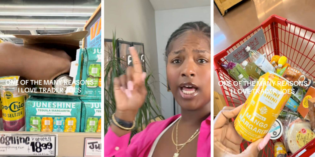 “Trader Joe’s employee here!”: Shopper goes through June Shine canned margarita box to pick out flavors she wants at Trader Joe’s. Is that allowed?