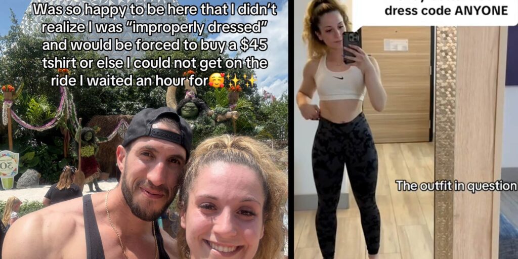 "We were clearly singled out": Woman calls out Disney for dress-coding her over a sports bra while others wore less