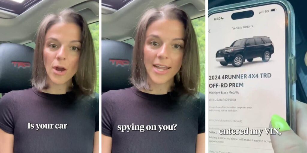 Woman buys 4Runner after 18 years with an old Honda. Then she discovers it's tracking her every move—and shows how to opt out