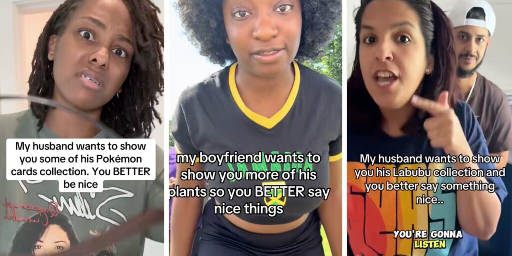 Women are defending their boyfriends' niche hobbies like their lives depend on it in aggressively wholesome TikTok trend
