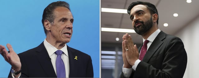 Zohran Mamdani reacts to Andrew Cuomo reportedly staying in mayor's race