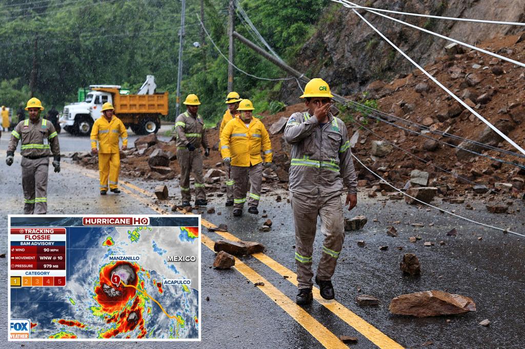 Hurricane Flossie forms in Eastern Pacific as Mexico faces threats of flooding rain, mudslides