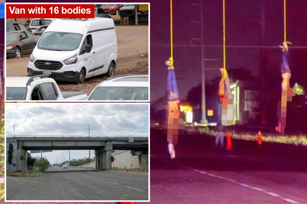 20 bodies found in Mexico after horrific cartel violence — including 4 headless corpses hanging from bridge