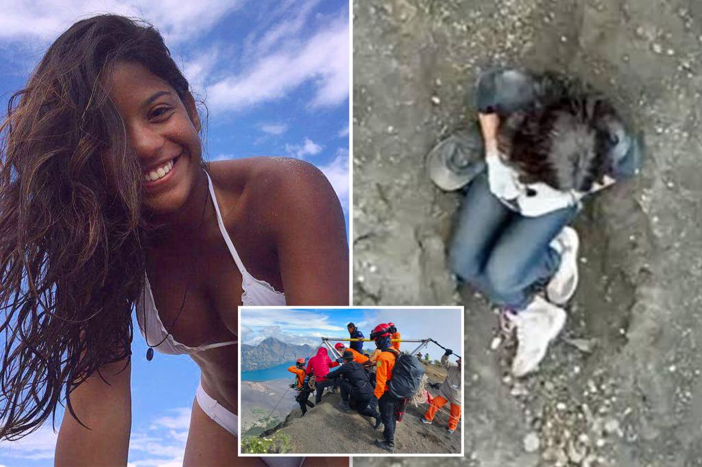 Heartbreaking last text to mother revealed from woman who fell into volcano