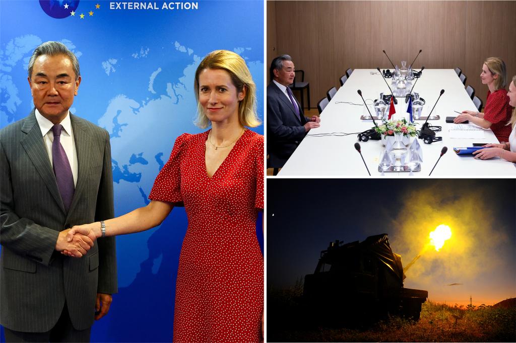 Beijing cannot allow Russia to lose Ukraine war because it wants America distracted, top Chinese diplomat told EU: report