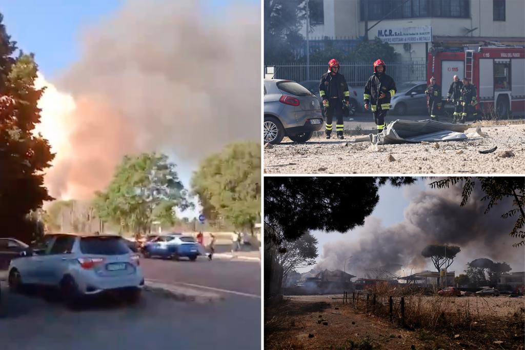 At least 9 people injured after explosion at Rome gas station