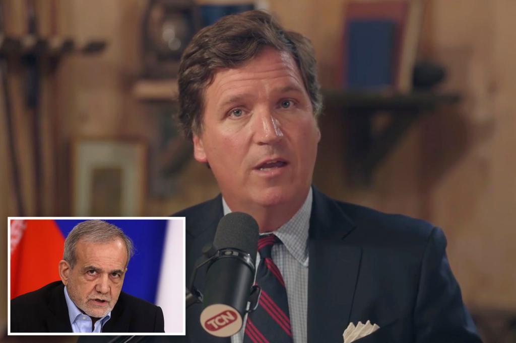 Tucker Carlson set to release interview with Iranian president