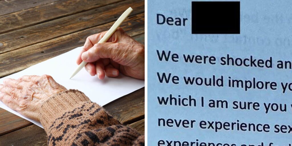 "Insult to God": Woman receives surprise letter from her grandparents. Then she reads what they want her to do for 3 months