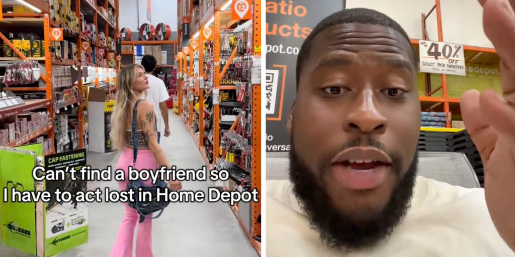 "Stop finding these men in the club": Young people are heading to Home Depot to find better dating options