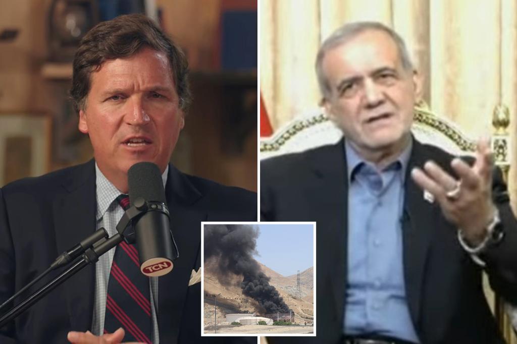 Iranian president claims Israel tried to assassinate him during Tucker Carlson interview