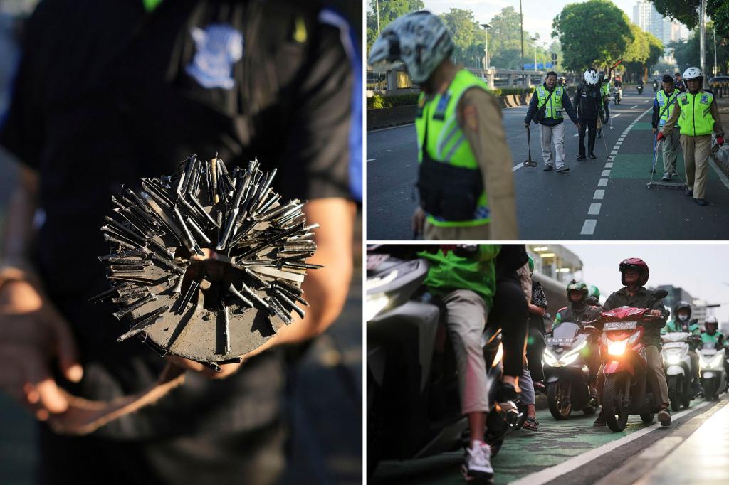 Mysterious ‘tire traps’ plague city streets as locals take matters into their own hands