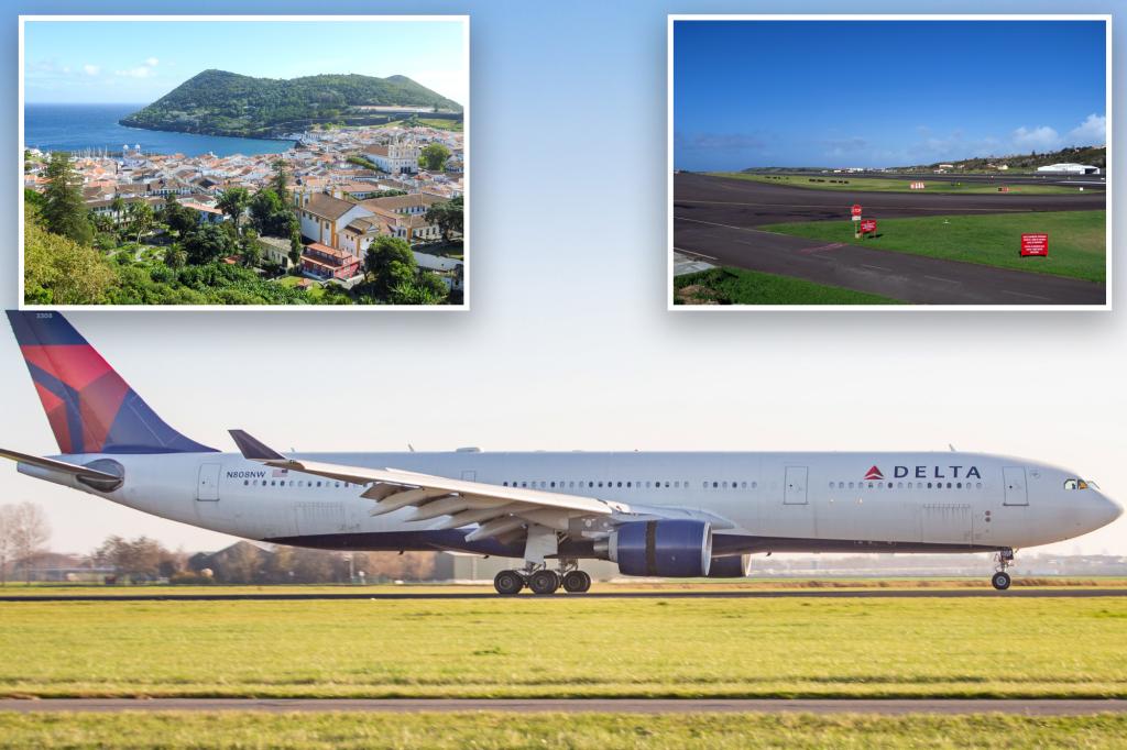 Delta flight forced to make emergency landing on remote island