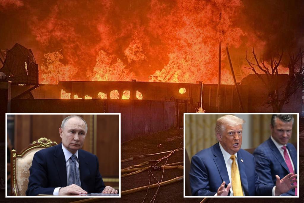 NATO jets scrambled as Putin launches largest drone attack yet on Ukraine just hours after Trump ripped Russian prez for his ‘bulls–t’