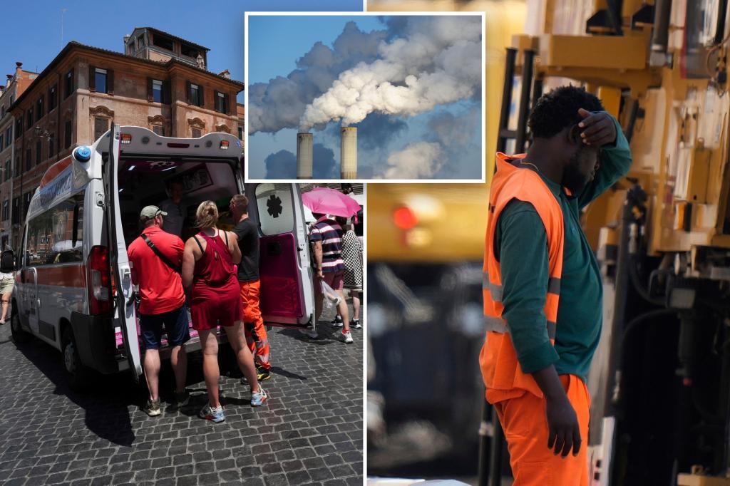 Burning of fossil fuels caused 1,500 deaths in recent European heat wave, study estimates
