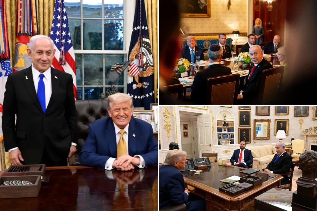 Israeli PM Benjamin Netanyahu talks hostage deal in second meeting with Trump