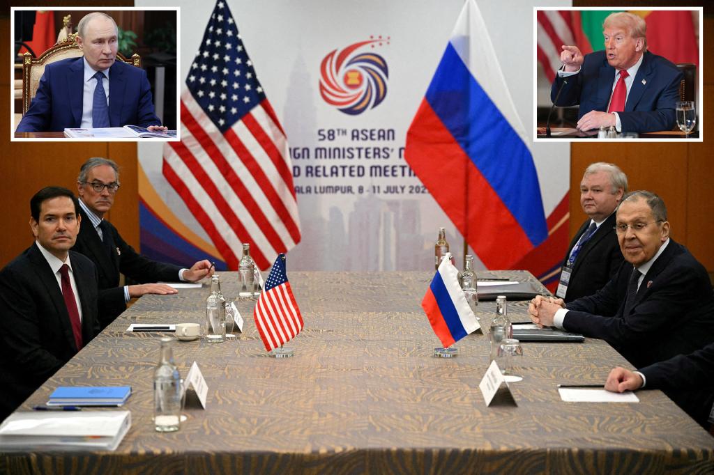 Marco Rubio meets Russian foreign minister days after Trump calls out ‘bulls--t‘ Putin