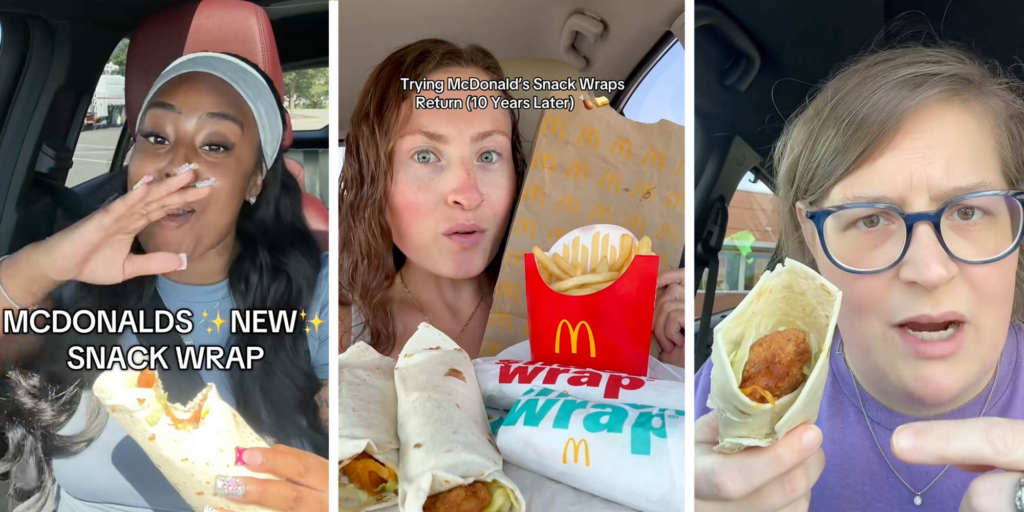 "Maybe it's just a bad one?": The McDonald's Snack Wrap is back, but not everyone thinks it tastes the same as it used to