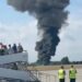 Plane crashes, explodes into massive fireball on runway outside London