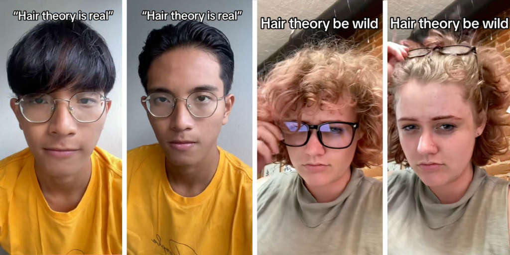 I feel like a different person each time": TikTok is reconsidering their looks after discovering "Hair Theory