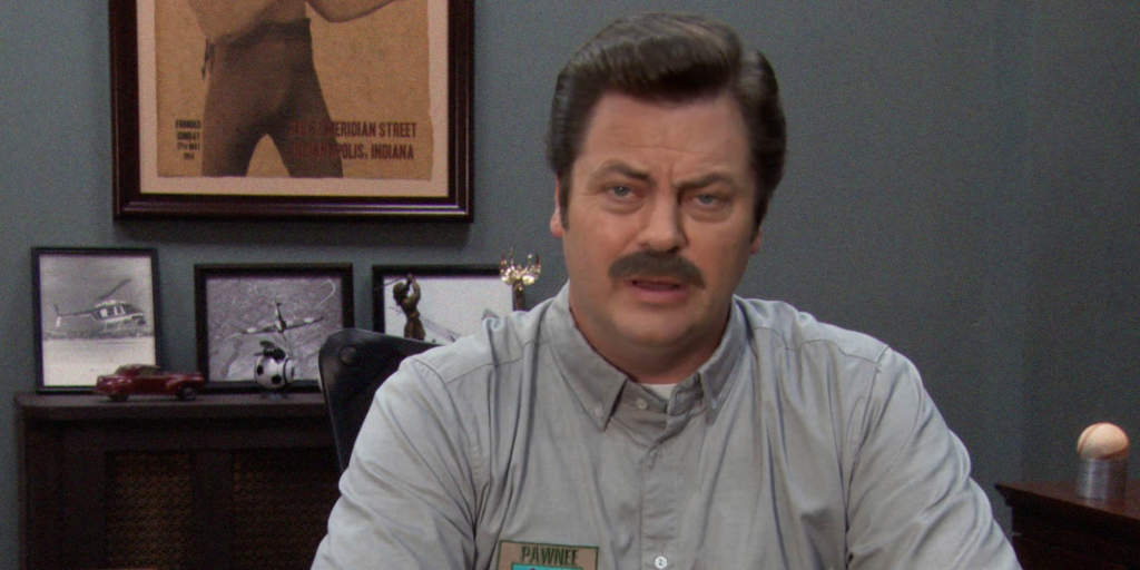 "Dumb people insist that Ron Swanson would’ve voted for Trump": Nick Offerman clears the air on his "Parks & Recreation" character's potential politics