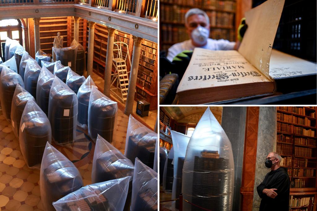 Hungary’s oldest library is fighting to save 100,000 books from beetle infestation