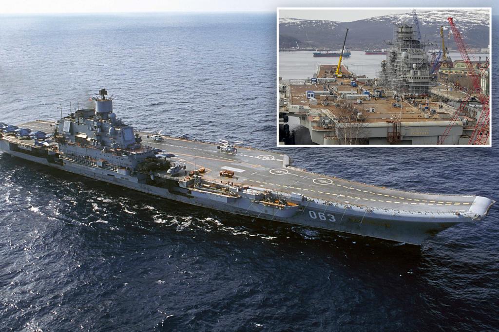Russia could scrap smoke-belching, disaster-plagued aircraft carrier Admiral Kuznetsov because Putin can’t afford it anymore