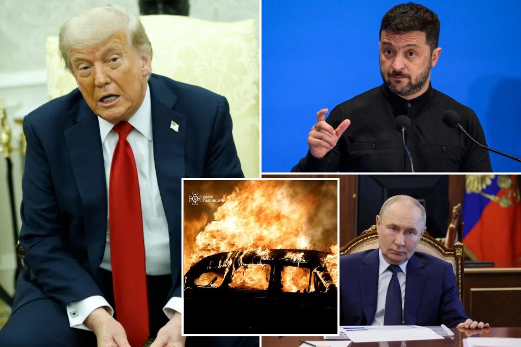 Trump asked Zelensky about striking Moscow, making Putin ‘feel the pain’: report