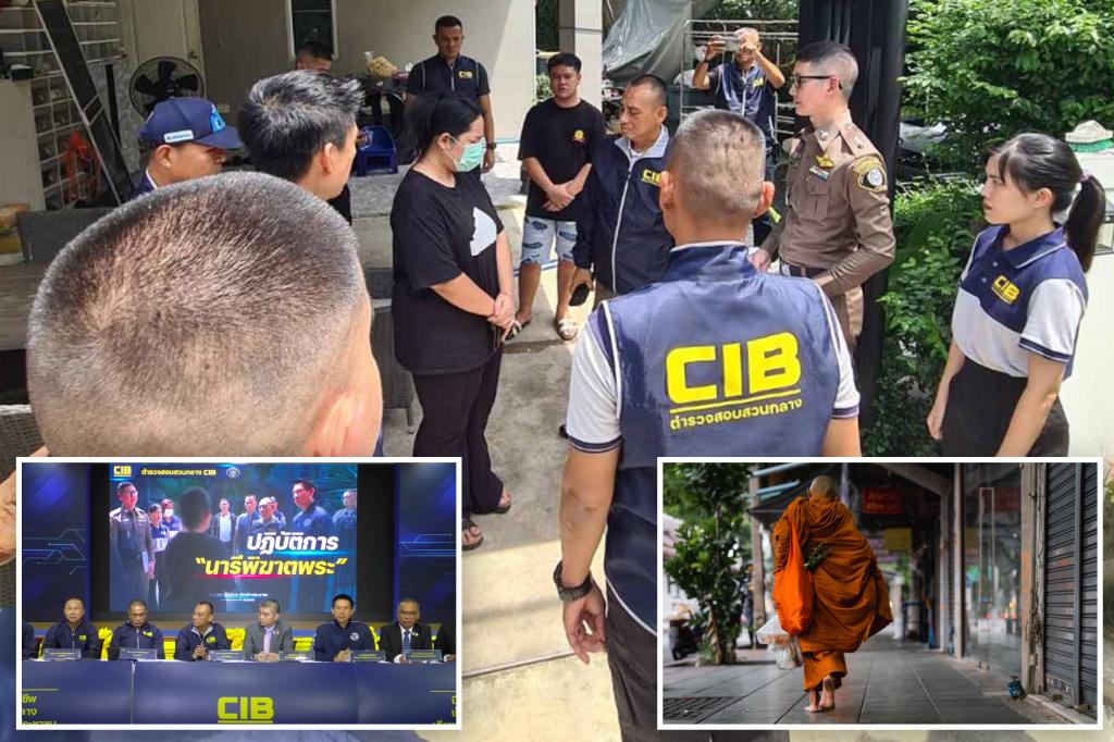 Thai police arrest woman who allegedly seduced and blackmailed Buddhist monks