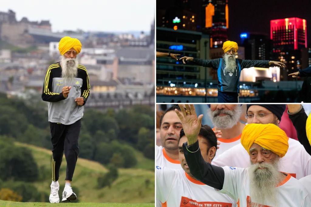 World’s oldest marathon runner, known as ‘Turbaned Torpedo,’ dies at 114 in hit-and-run