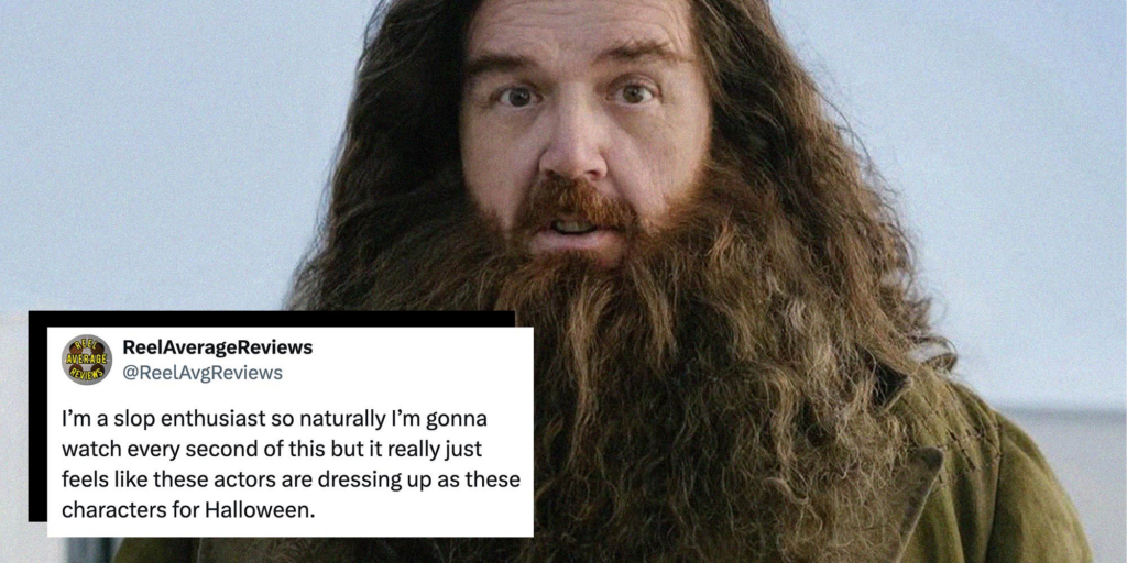 "Stunt Double Vibes": Nick Frost In Full Hagrid Mode Fails To Impress
