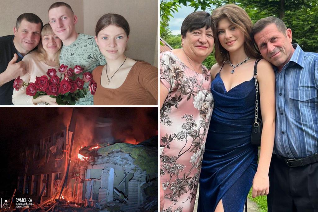 Exclusive | Family of Ukrainian teen, 14, injured in deadly Russian strike begs Trump to help them live ‘under a peaceful sky’