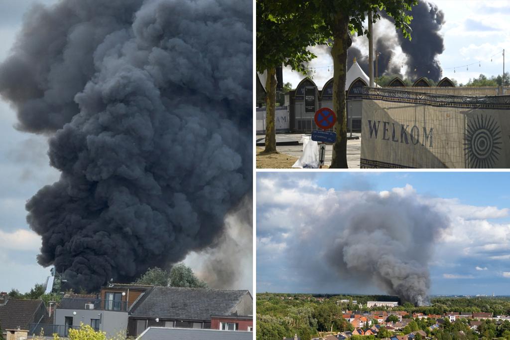 Fire engulfs main stage of Belgium’s Tomorrowland music festival ahead of Friday start