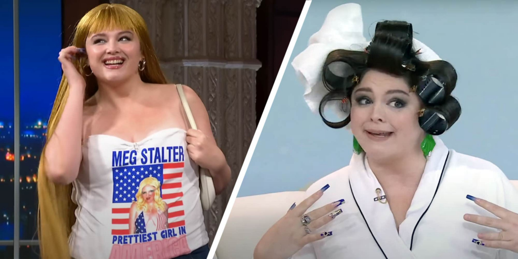 She commits to the bit almost as hard as Conan": People are praising Meg Stalter's unconventional press tour for "Too Much